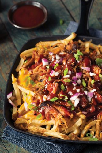 Barbecued Pulled Pork Fries Recipe